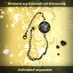 Armband aus Edelstahl mit Erinnerung