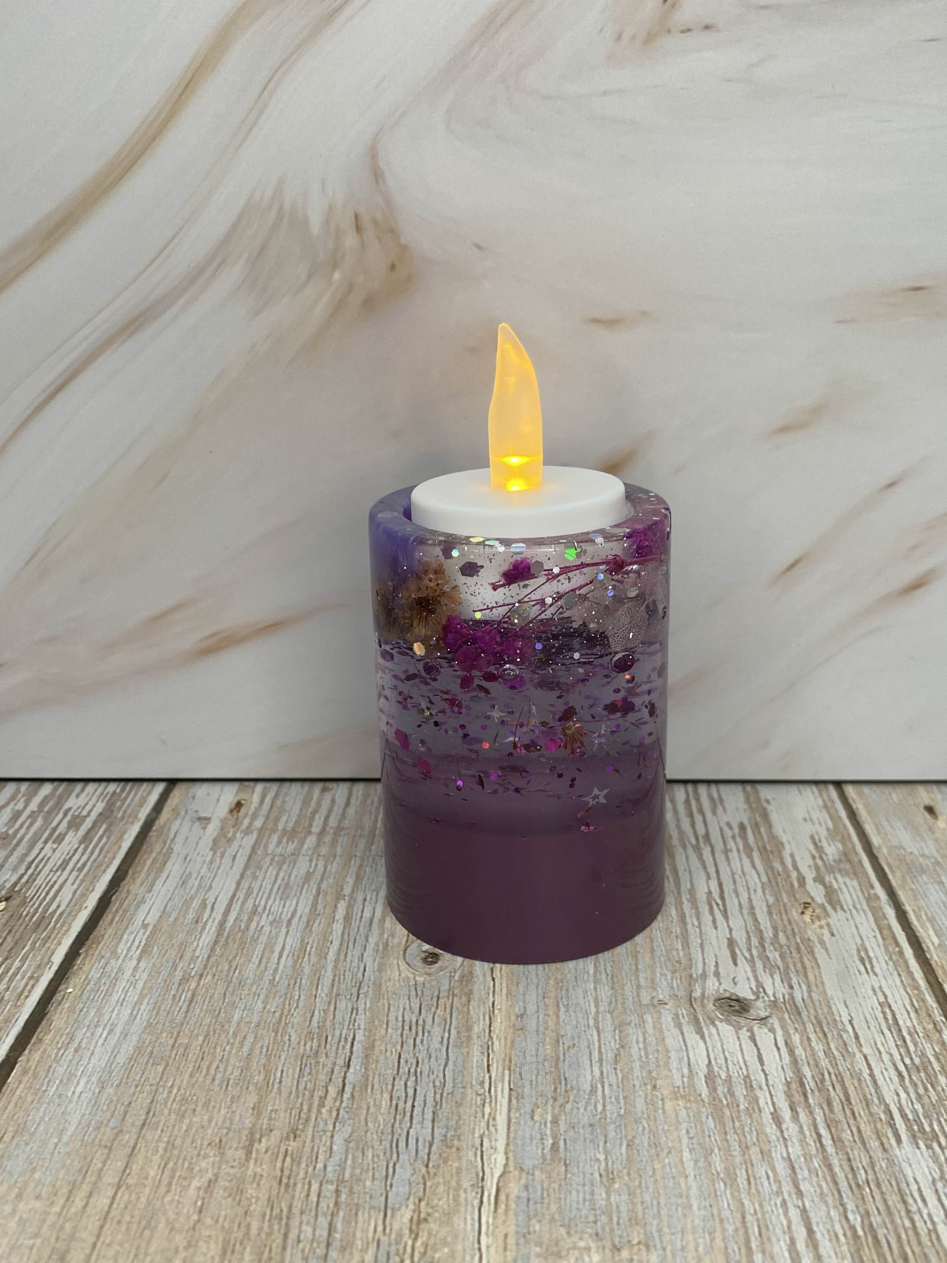Teelicht Lila B-Ware
