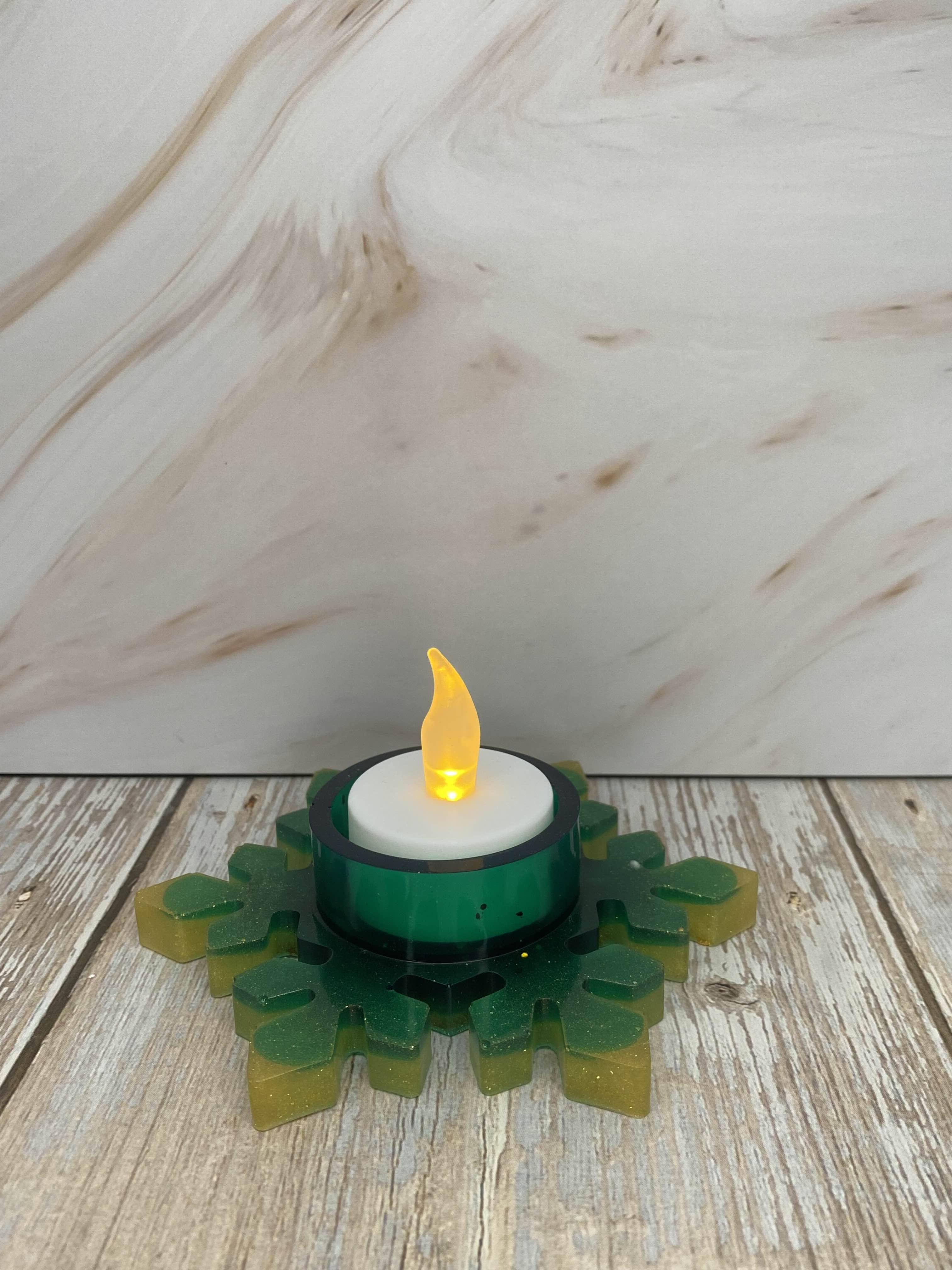 Schneeflocke Grün B-Ware