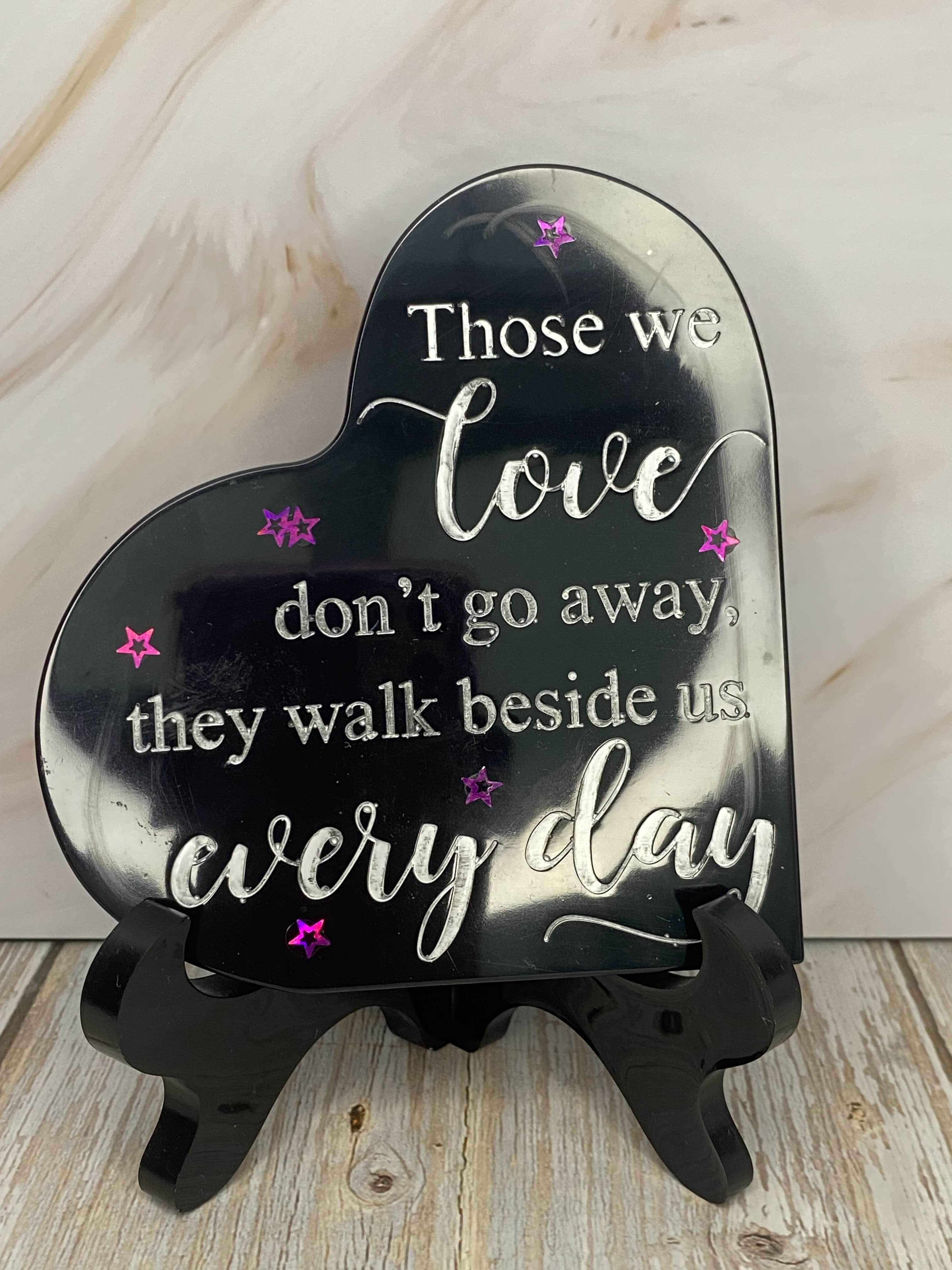 Herz mit Schriftzug B-Ware