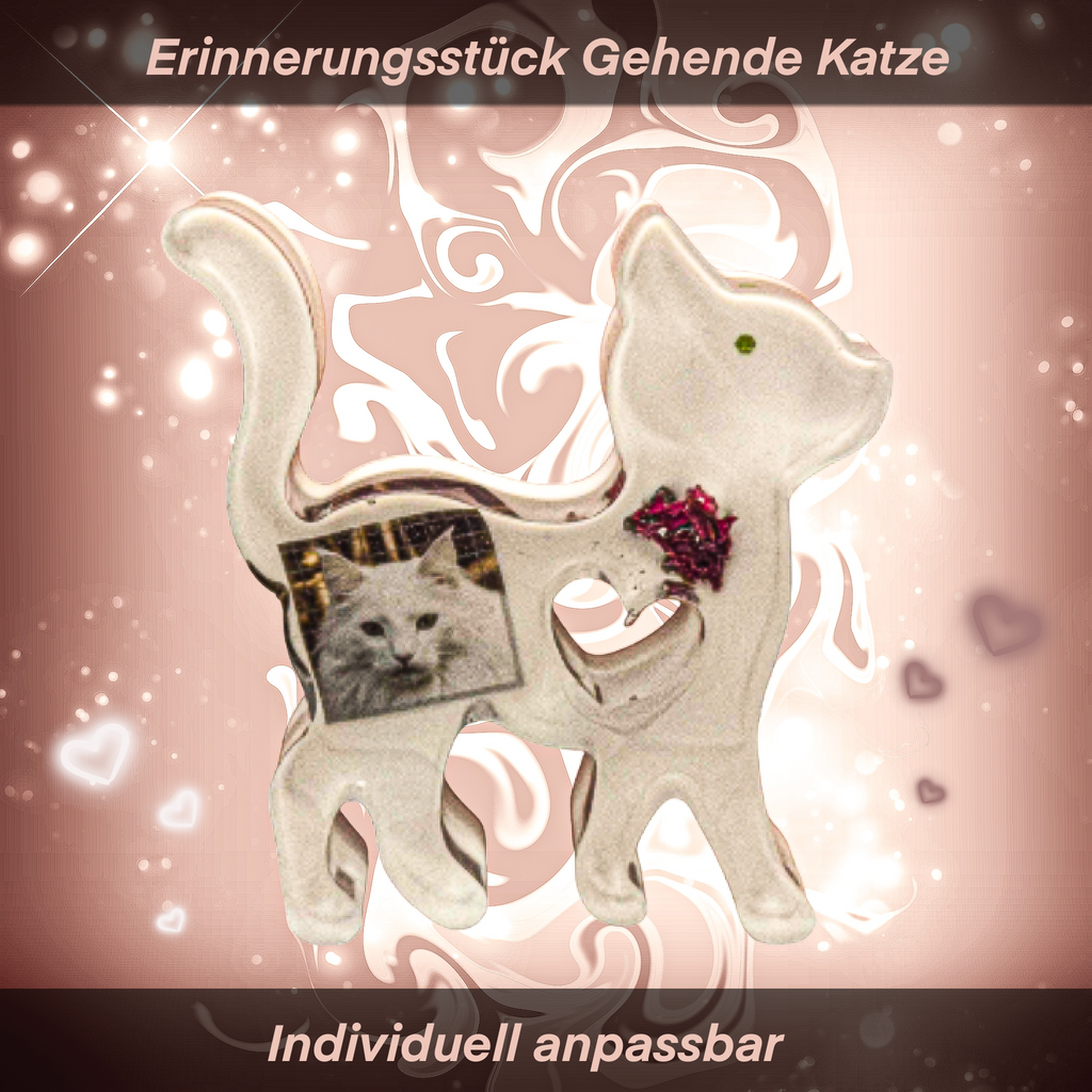 Erinnerungsstück "Gehende Katze"
