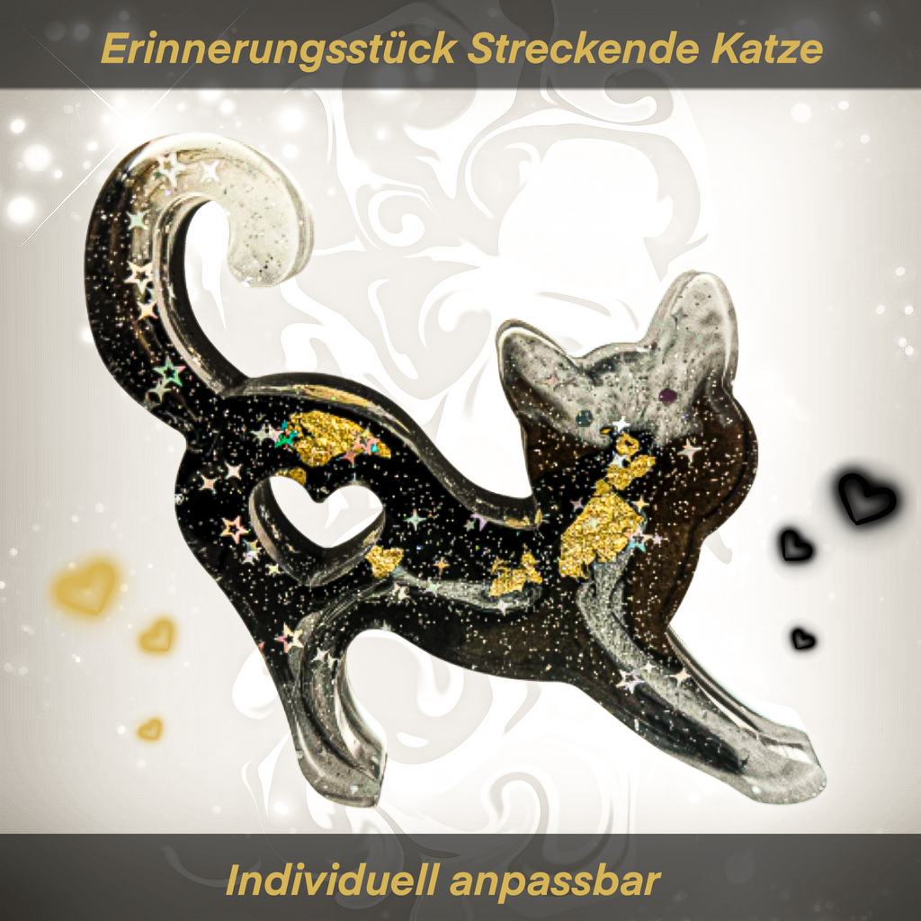 Erinnerungsstück "Streckende Katze"