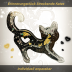Erinnerungsstück "Streckende Katze"