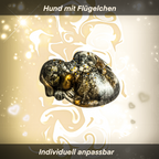 Hund mit Flügelchen