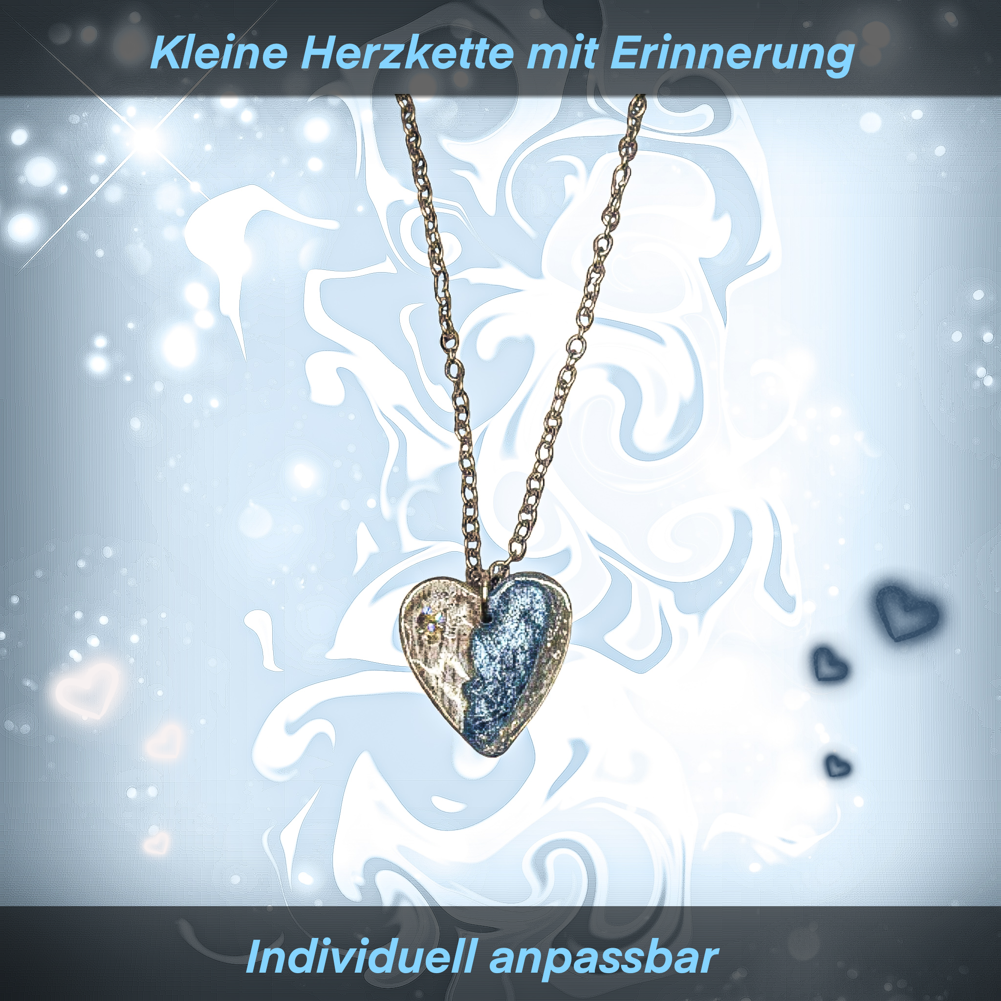 Kleine Herzkette mit Erinnerung