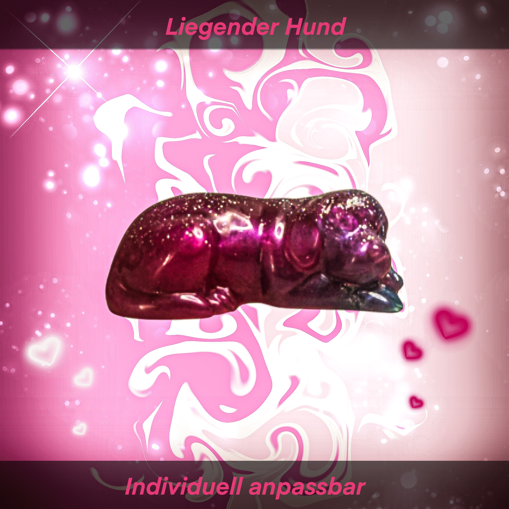 Liegender Hund