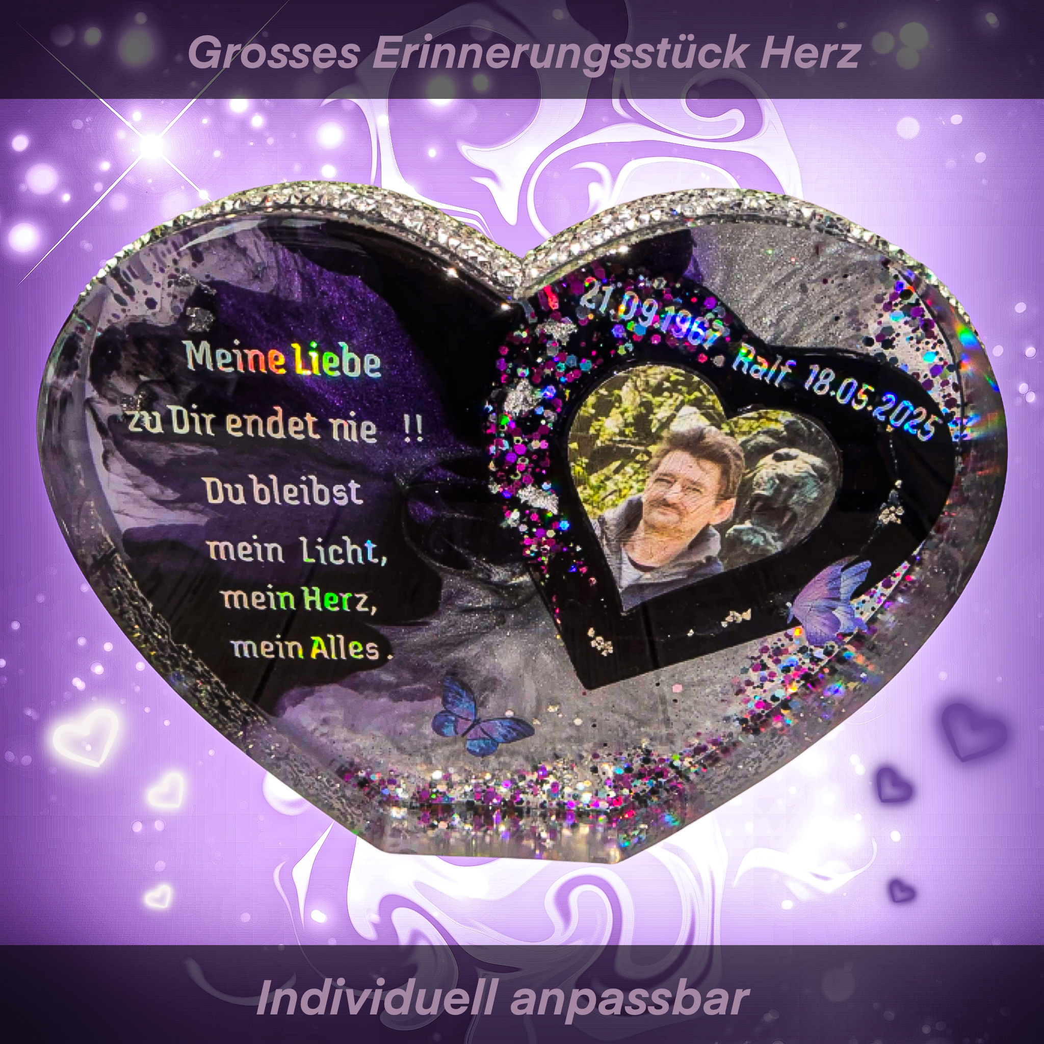 Großes Erinnerungsstück "Herz"
