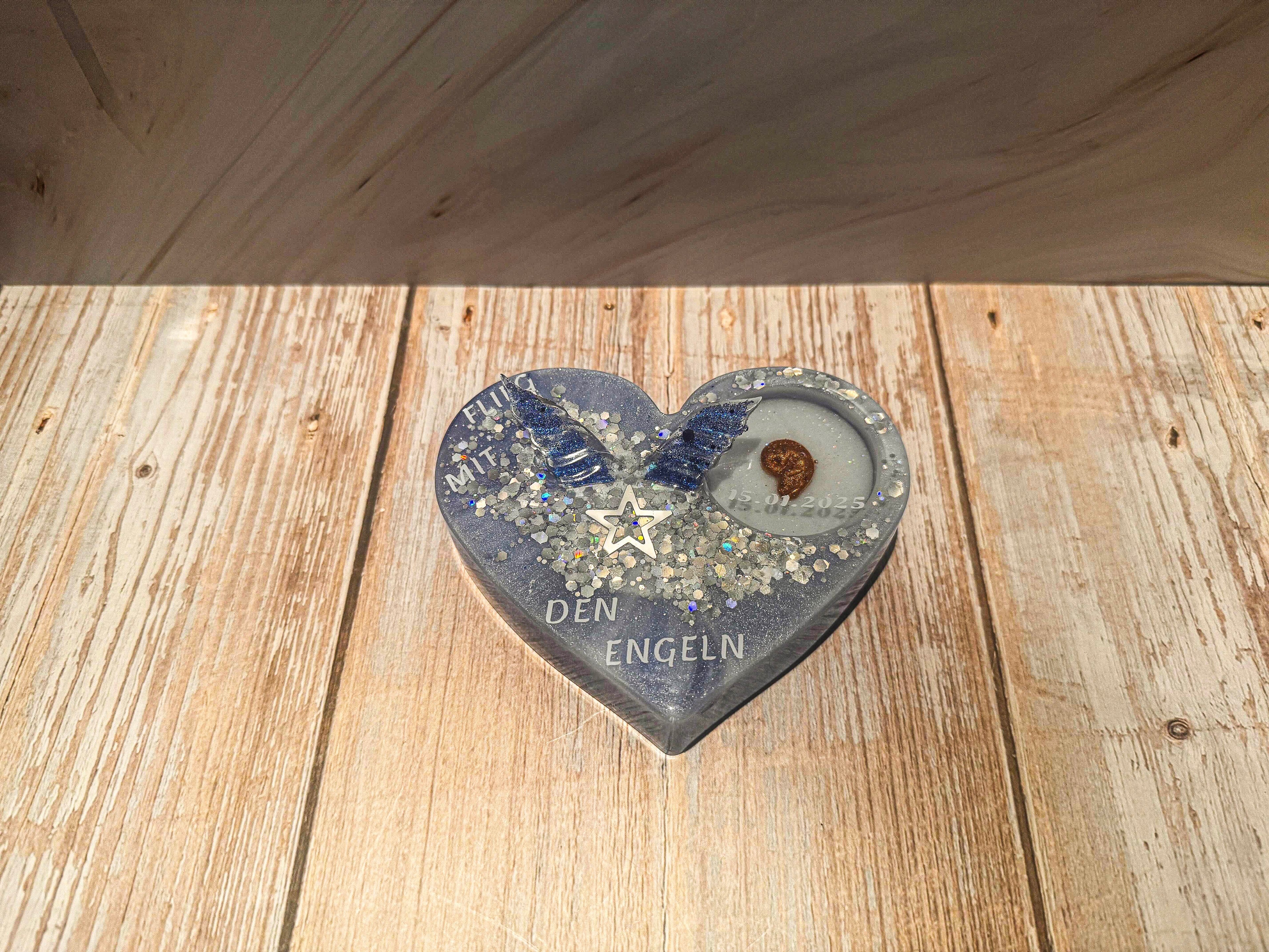 Erinnerungsstück "Herz an ein Sternchen"