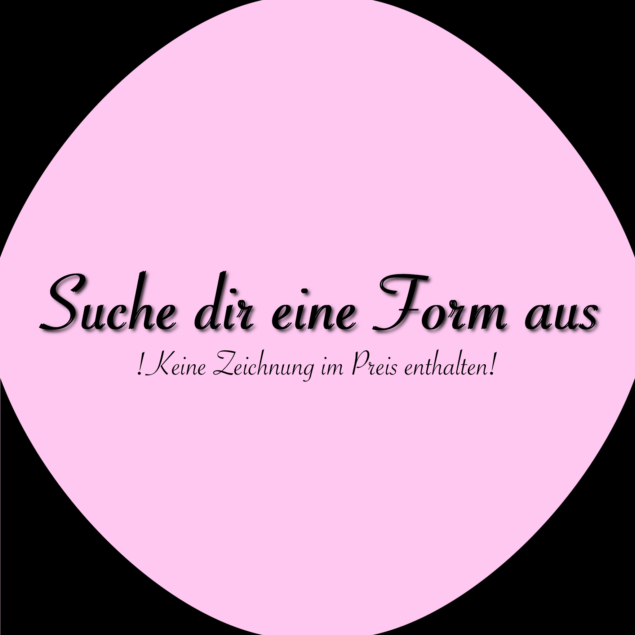 Erinnerungszeichnung - Form selber aussuchen