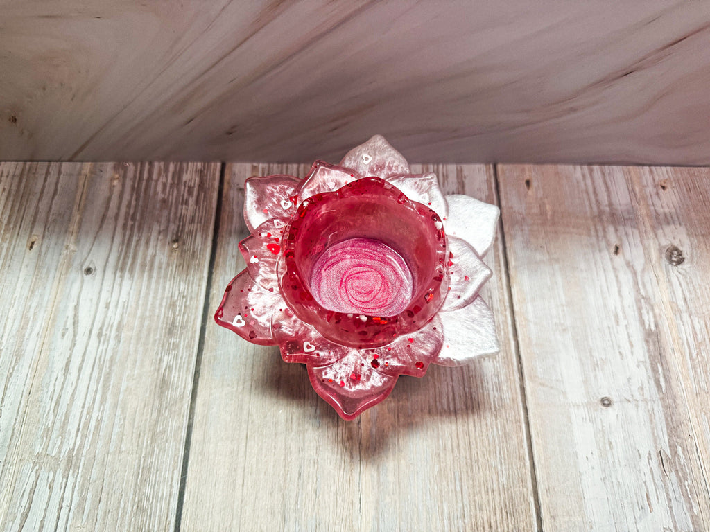 Teelichthalter "Seerose"